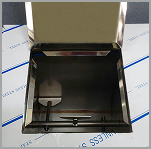 미생물식 음식물처리기 내부 투입구와 교반기 모습